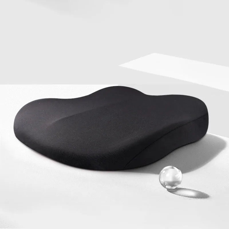 Car seat cushion for height increase measuring 41x41x10cm with ice silk cover