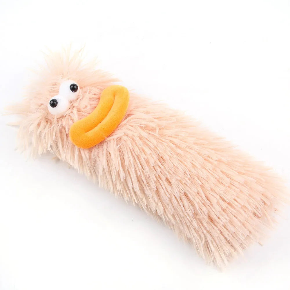 Interactive cat toys with crinkle sound and natural catnip in various colours including pink purple and light green
