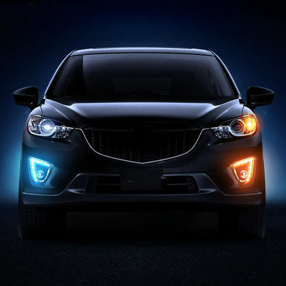 Mazda CX-5 daytime running light with 12V LED and electroplated white light options