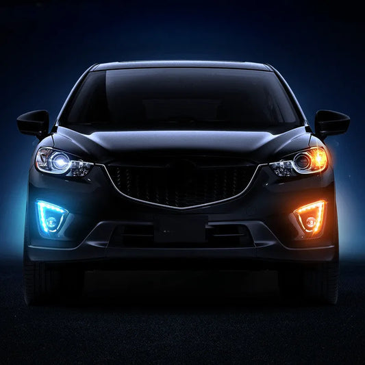 Mazda CX-5 daytime running light with 12V LED and electroplated white light options
