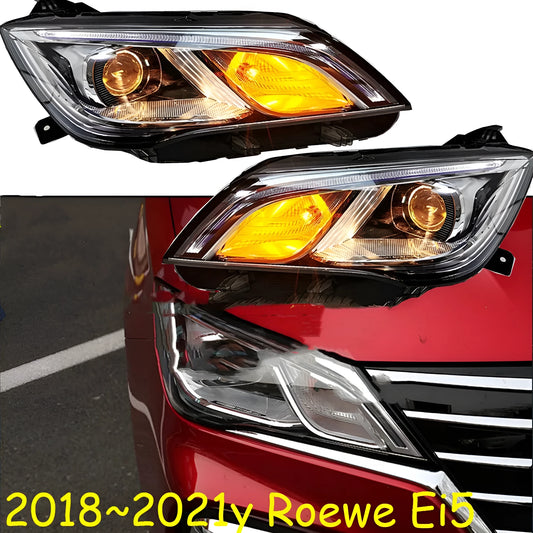 Left and right car headlight set for 2018-2021 models with 9-line pattern design