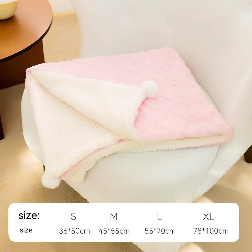 Pet blanket in four sizes from 36x50cm to 78x100cm for dogs up to 65kg