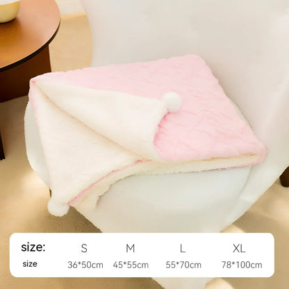 Pet blanket in four sizes from 36x50cm to 78x100cm for dogs up to 65kg