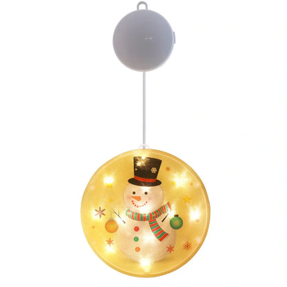 Window Decoration LED String Lights with warm white glow and USB power supply