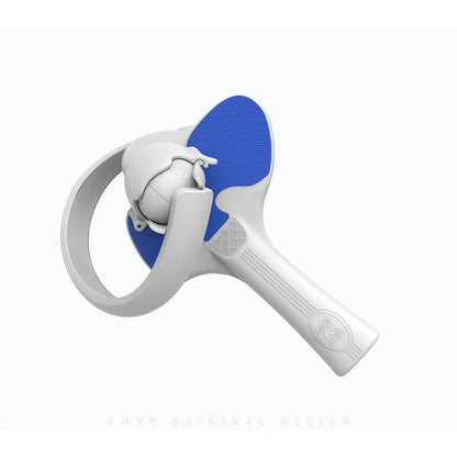 Red and blue plastic silicone handle grip accessory for PICO 4 VR controller
