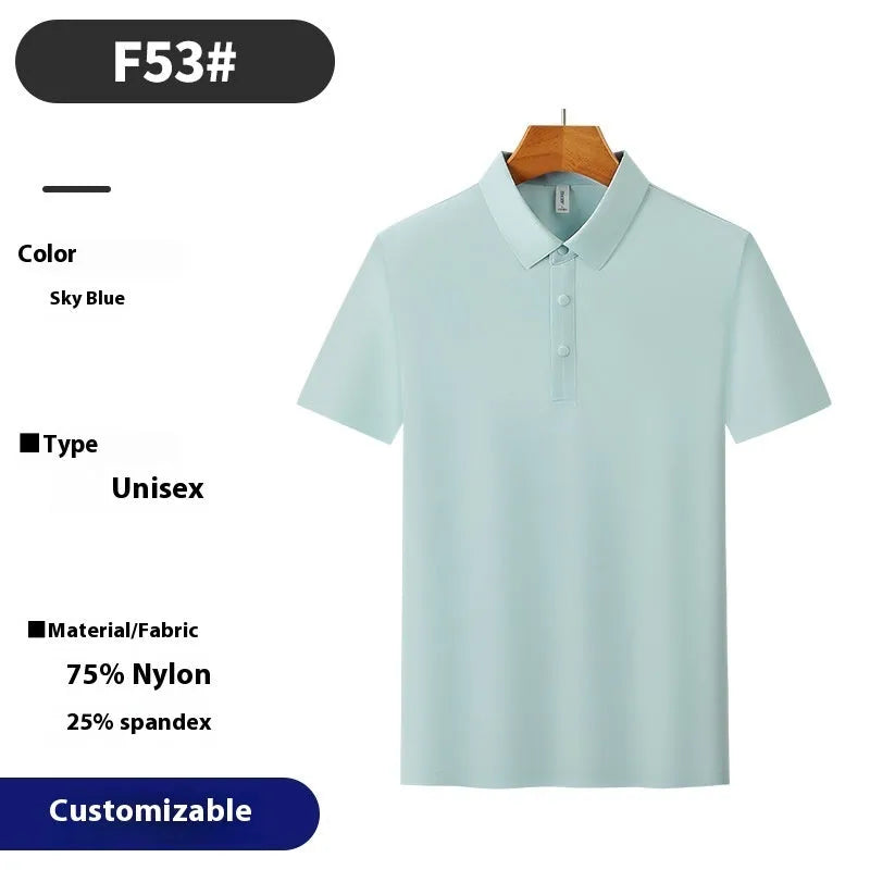 Brocade ammonia seamless polo shirt in summer colours for golf and sports