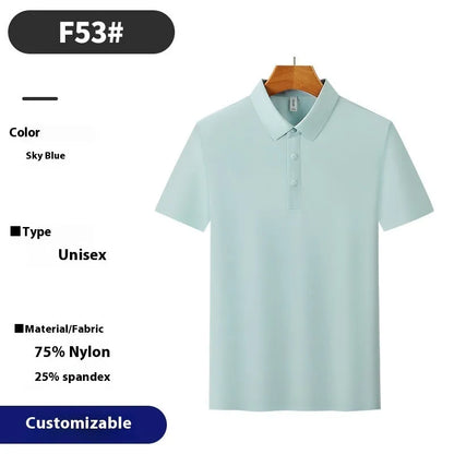 Brocade ammonia seamless polo shirt in summer colours for golf and sports