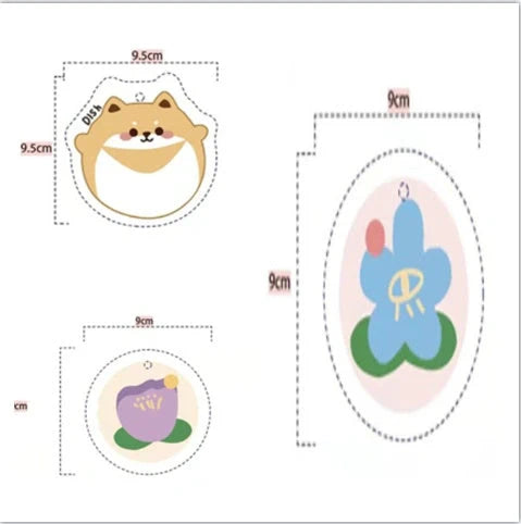 Bamboo fiber dish towel with cartoon patterns for kitchen cleaning