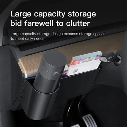 Tesla Model 3 and Model Y dashboard water cup holder for left-hand drive vehicles
