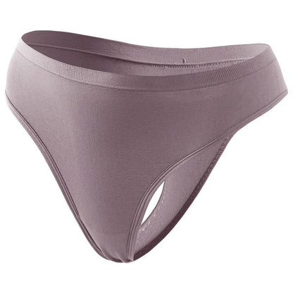 Women's low waist cotton sports panties in a 3-color set, featuring quick-drying and breathable fabric.