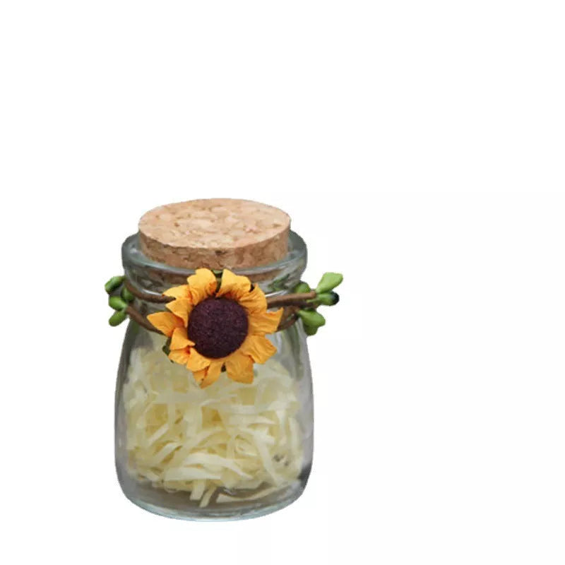 DIY sunflower garland and bouquet set for wedding decorations in vibrant yellow and orange