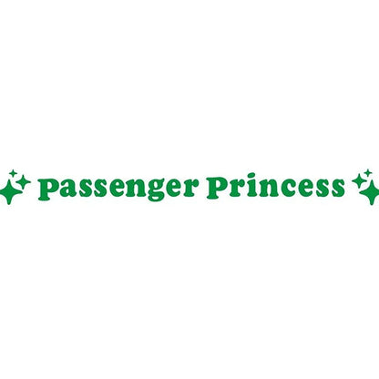 Passenger princess decorative sticker for car rearview mirror in multiple colour options