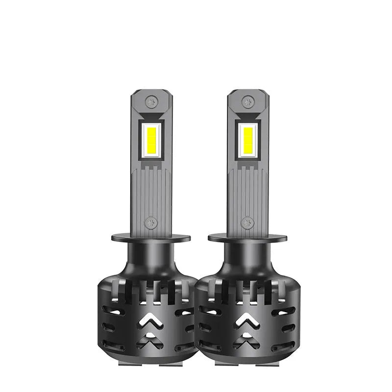 H1 H7 LED car headlight bulb, 12V, aviation aluminium, IP68, direct plug-in