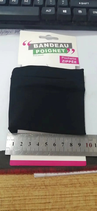 Wrist bag armband sleeve with 10cm width and 10.5cm height compartment for mobile phones