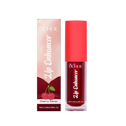 Green apple flavour moisturising lip oil bottle with plant oil blend.