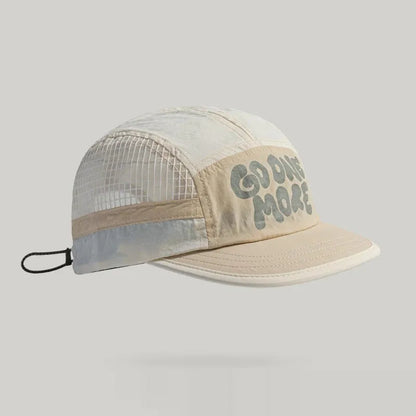 Gradient quick-drying mesh baseball cap with dome crown in summer colours
