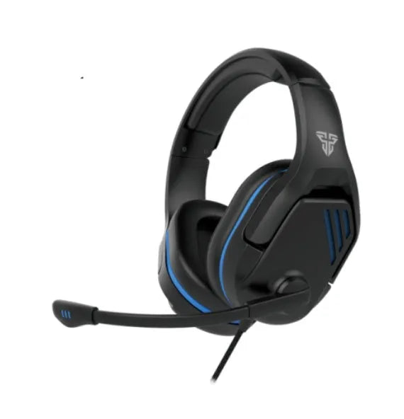 MH86 black and white esports gaming headset with detachable microphone and over-ear design