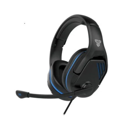 MH86 black and white esports gaming headset with detachable microphone and over-ear design
