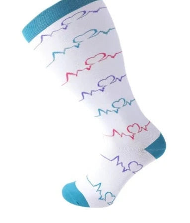 Premium plus-size compression socks with bamboo fibers for superior comfort and support
