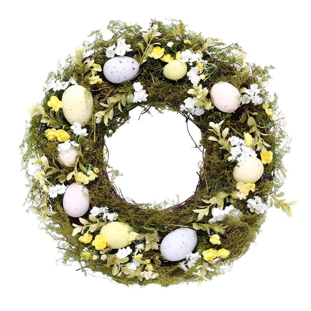 Nordic Easter egg simulation garland measuring 36cm with TPE material construction