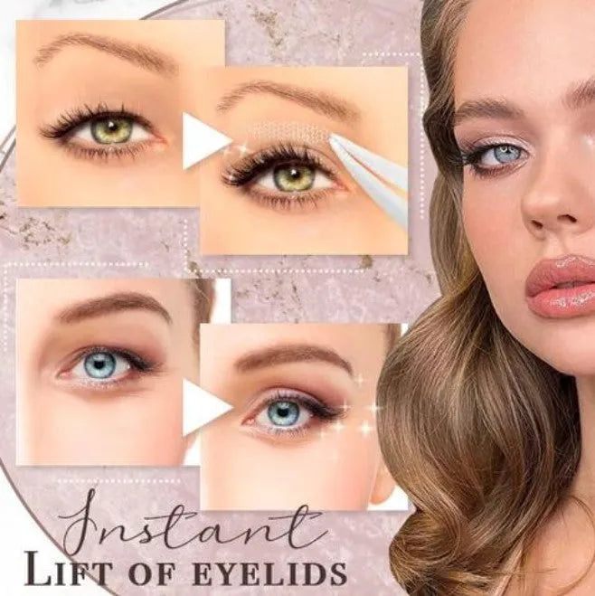 No glue eyelid sticker product in three sizes L, M, S made from non-woven fabric