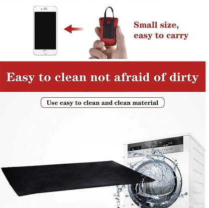 Mini outdoor portable nylon picnic mat with waterproof base in red and blue