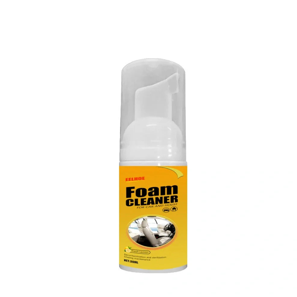 30ml car interior foam cleaner in 112mm container for spot cleaning seats and ceiling