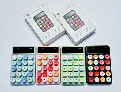 Q3 wireless mini keyboard in macaron colours including mixed bright green option