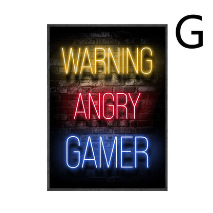 Canvas wall art print showing one of six style options, available in nine sizes from 13x18cm to 50x75cm