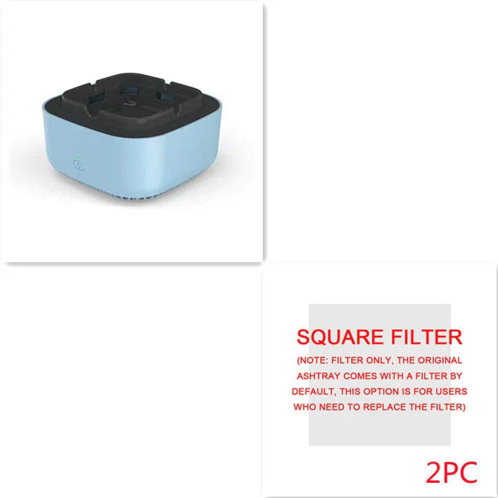 Compact and Powerful Smoke Eliminating Air Purifier Ashtray for Cars - Freshens Driving Experience with Negative Ion Technology