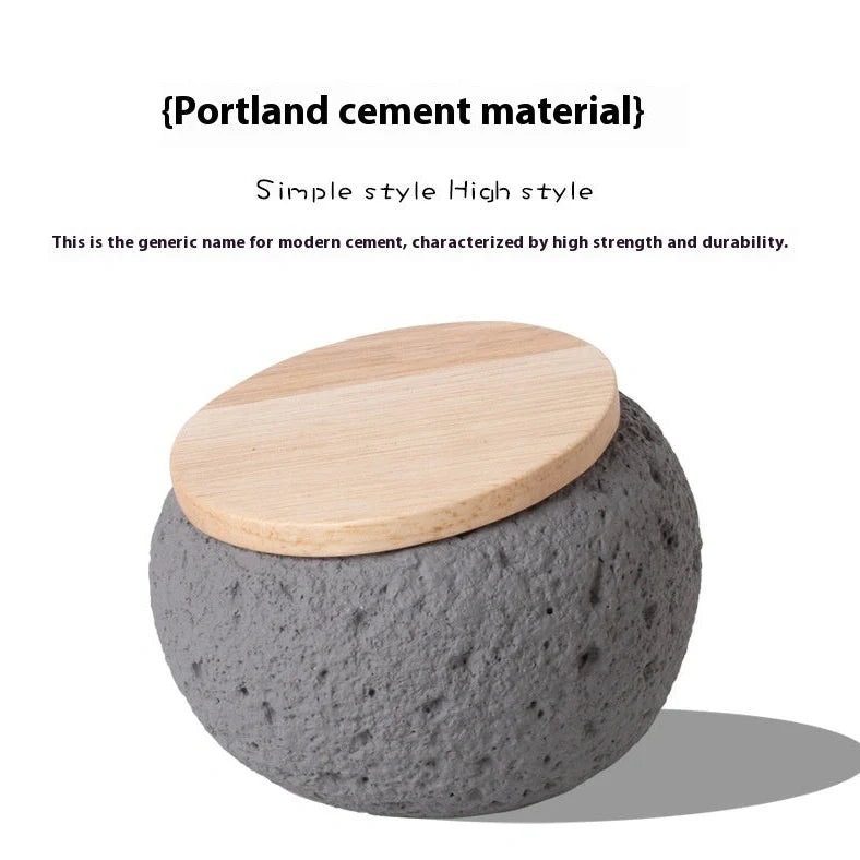 Cement pet funeral urn with spray colour finish in six colour options for ashes storage