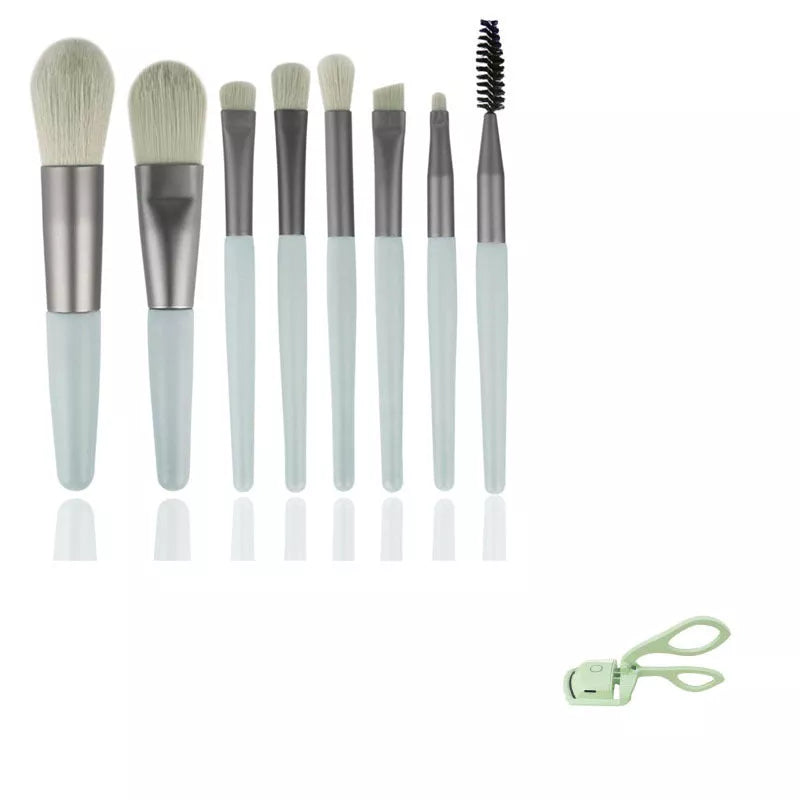 Electric Heating Eyelash Curler in white, pink, and green colors for safe, effective lash curling