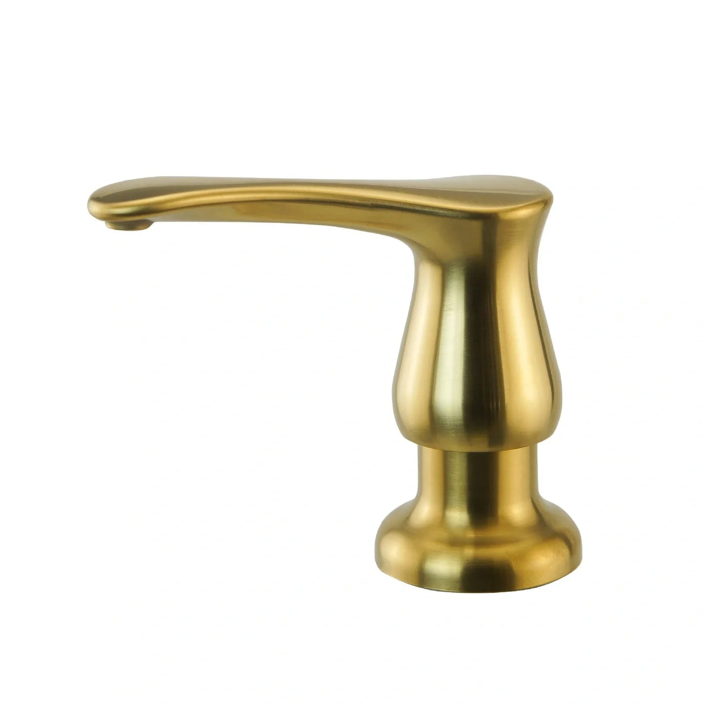Electroplated kitchen sink hand press accessory with ABS construction in four finish options