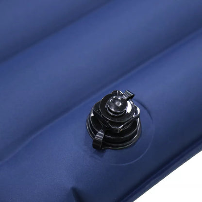 Blue Thickened Air Sleeping Pad for Camping with Moisture-Proof Feature