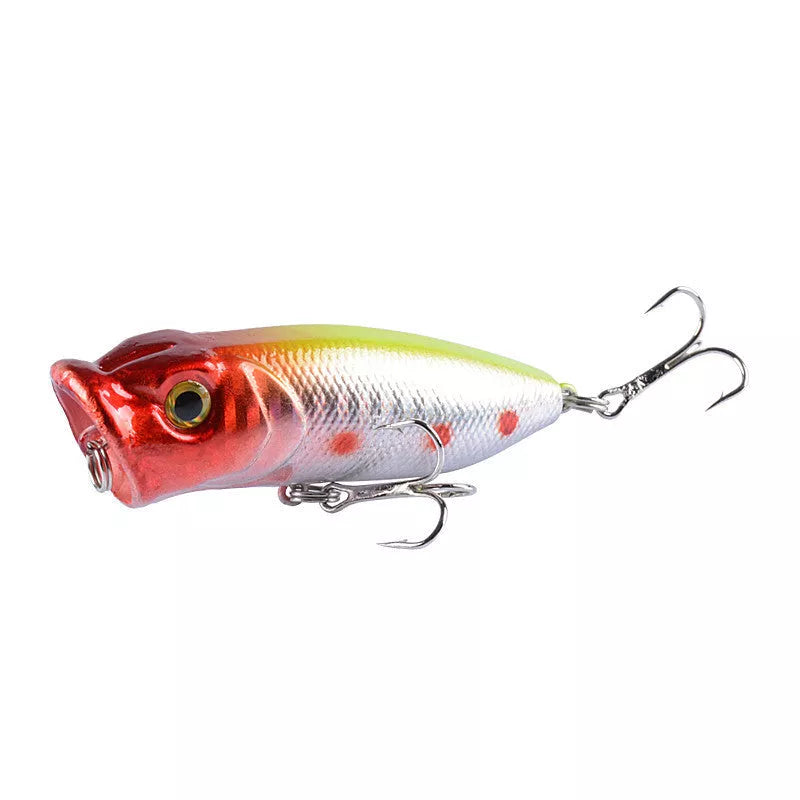 Bionic Fishing Lure On Water Surface - 6.5cm plastic bait with 6# hook in vibrant colors