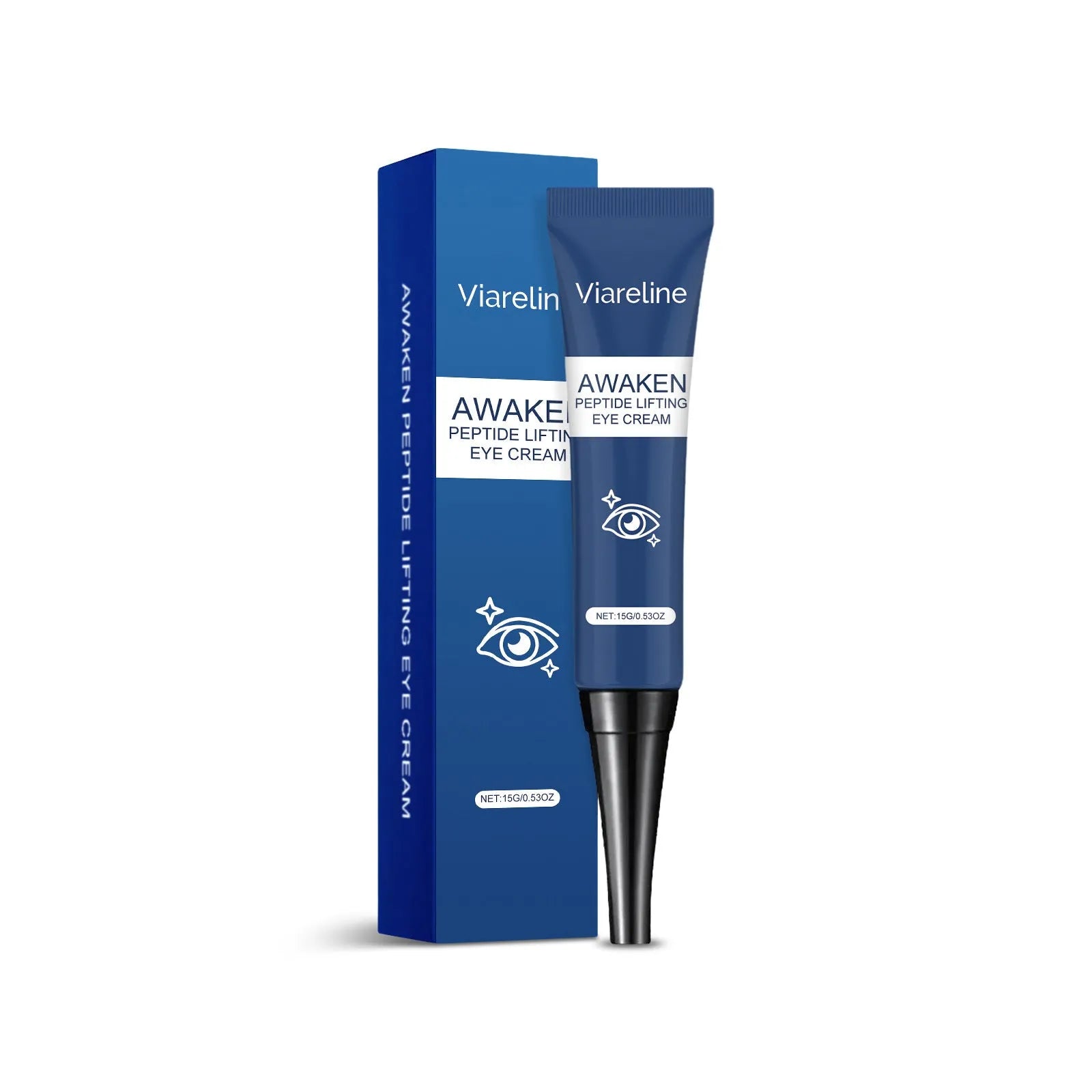 Viareline Collagen Firming Eye Cream in a 15g white jar.