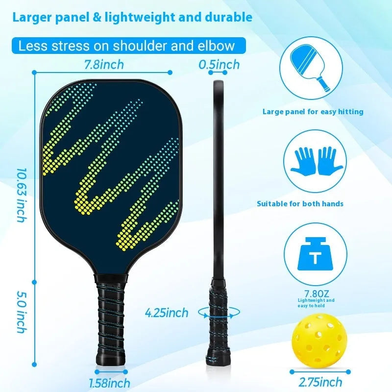 High density fibreglass table tennis racket with a single red rubber surface for outdoor sports.