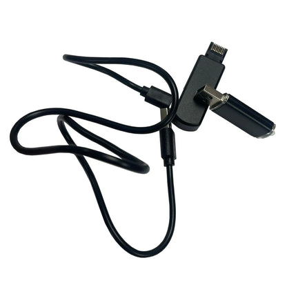 Black aluminium alloy PS5 USB host tool with Ethernet port for system version switching