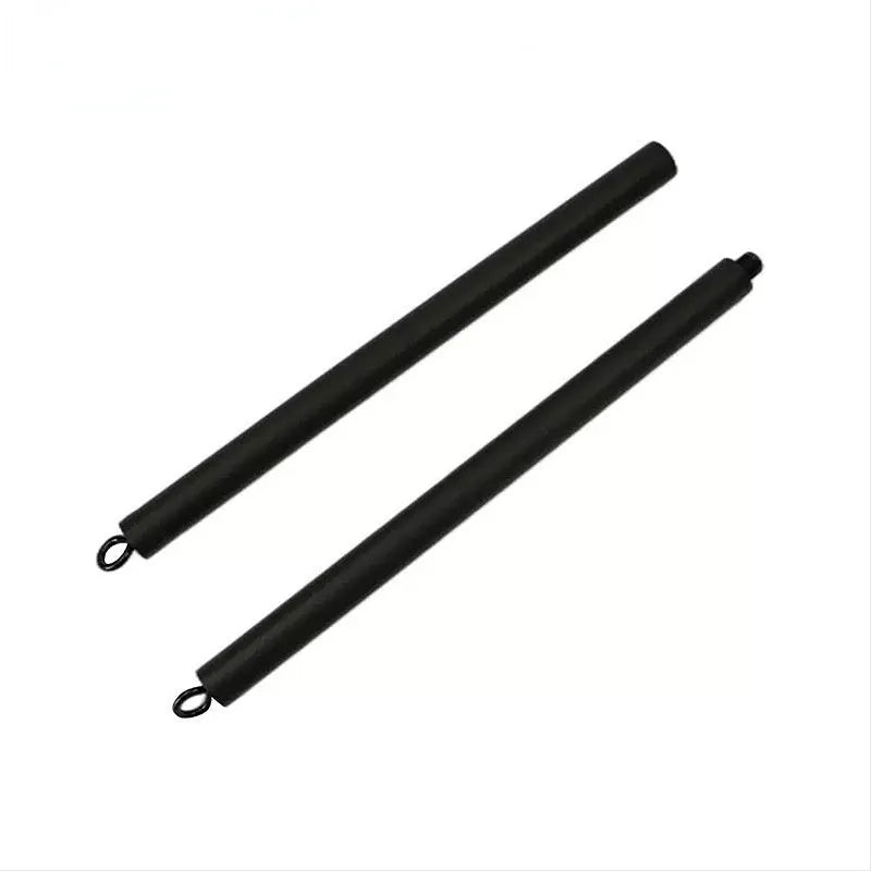 Pull rope resistance training stick with two-segment push-and-pull rod