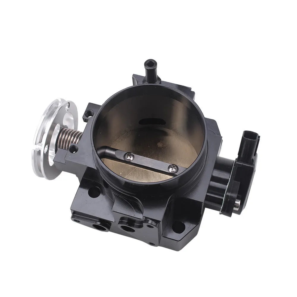 Honda K20A aluminium throttle body sensor showing 70mm diameter housing