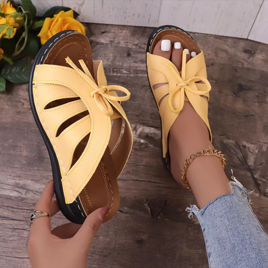 Women's Roman lace-up platform wedge sandals in various colors for summer fashion