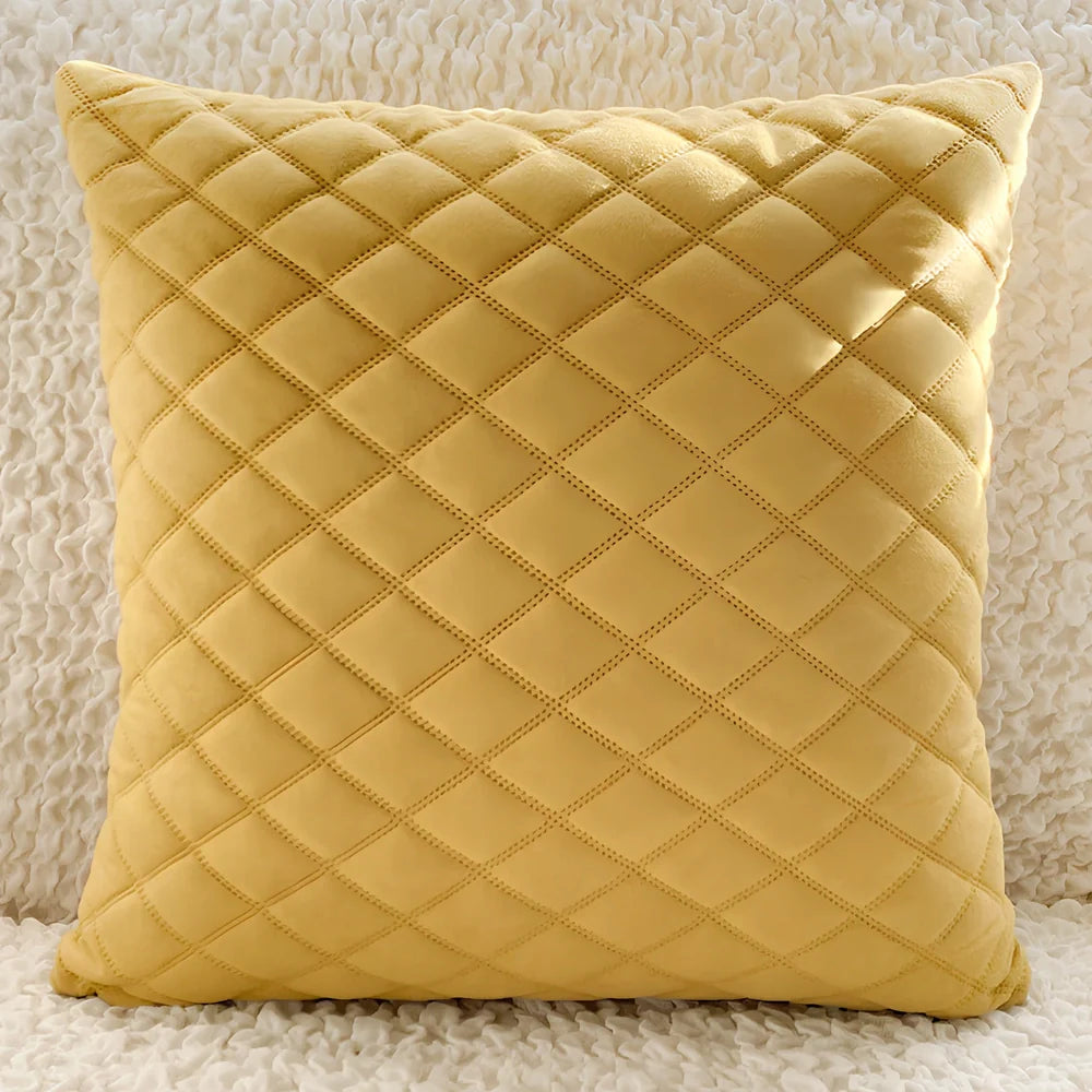 45x45cm velvet cushion with flannel fabric in solid colour options