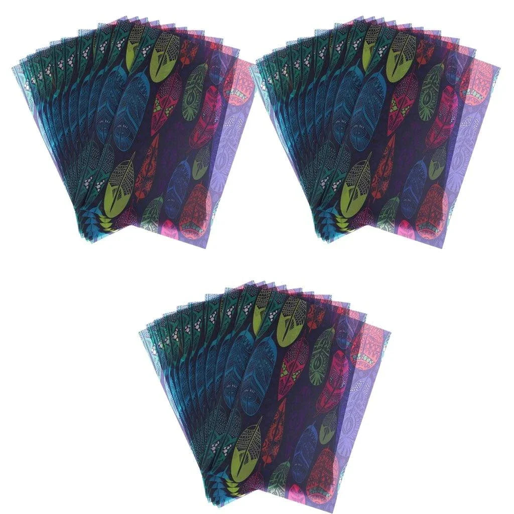 Premium beeswax food wraps in various sizes and patterns, a sustainable alternative to plastic wrap and foil