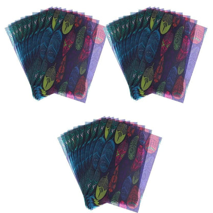 Premium beeswax food wraps in various sizes and patterns, a sustainable alternative to plastic wrap and foil