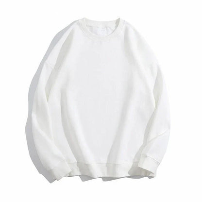 Casual O-Neck Cotton Sweatshirt for Women in Pink color
