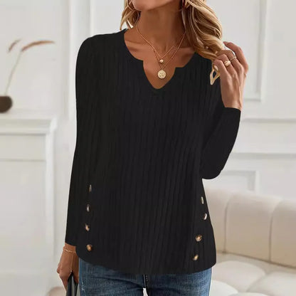 A man's simple solid colour casual knitted sweater with buttons, shown in grey green.