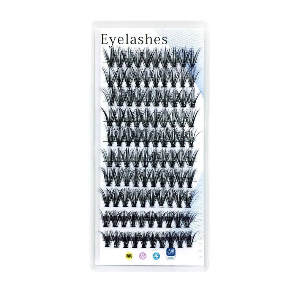 Hand-applied false eyelash extensions in multiple colours and lengths from 10mm to 16mm
