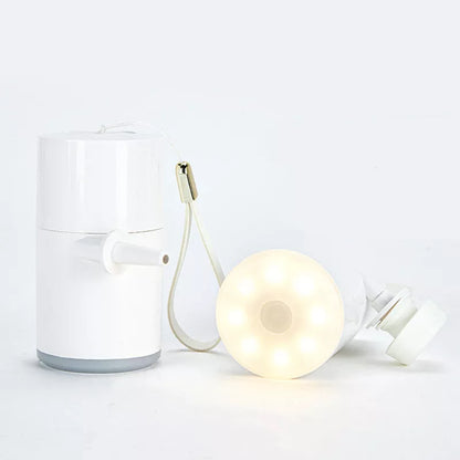 LED Camping Light with adjustable brightness and built-in battery for outdoor use