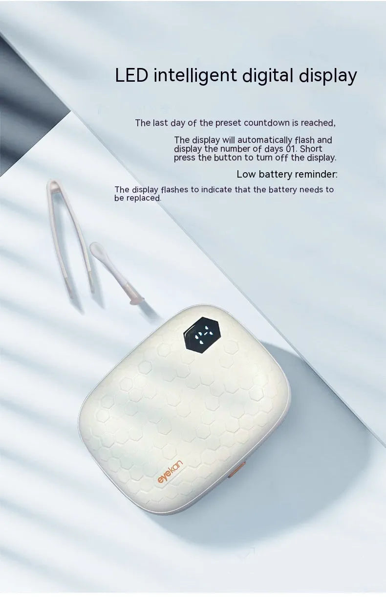 Automatic cleaning machine electric ultrasonic flushing instrument for invisible glasses in 85x65x30mm size
