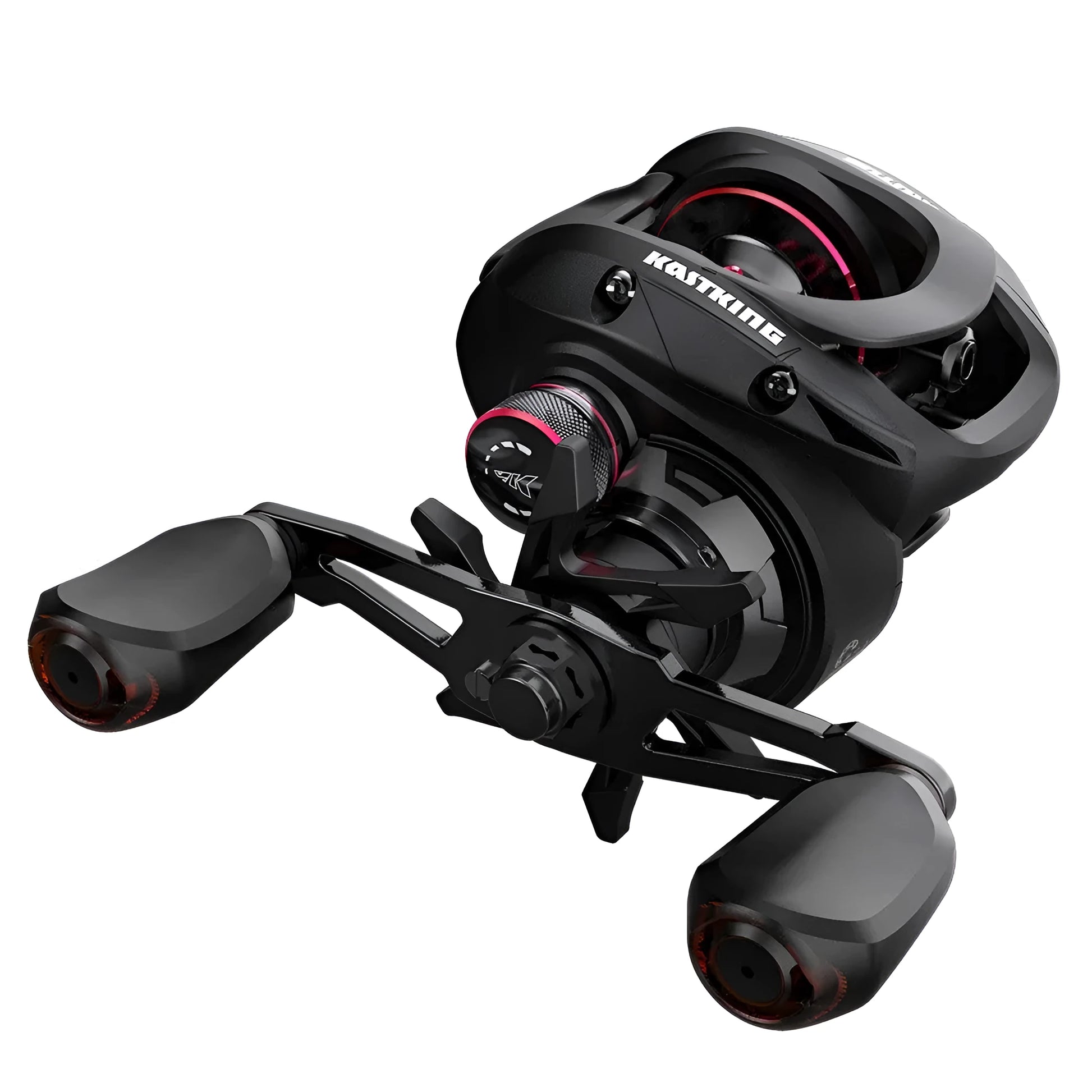 Drip wheel fishing reel and vessel setup for boat angling with left or right hand wheel option.